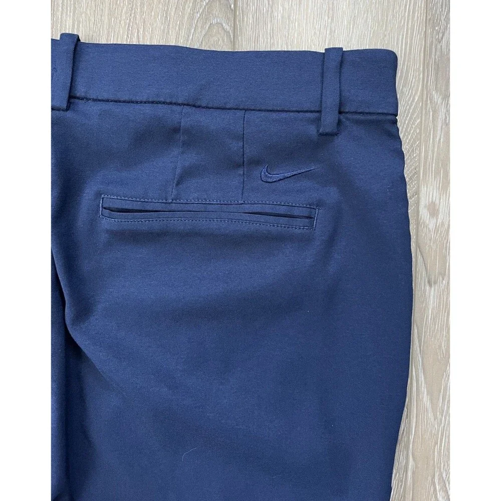 Nike Dri-Fit Blue Performance Straight Leg Chino Pants Men’s 36x32 Stretch Golf